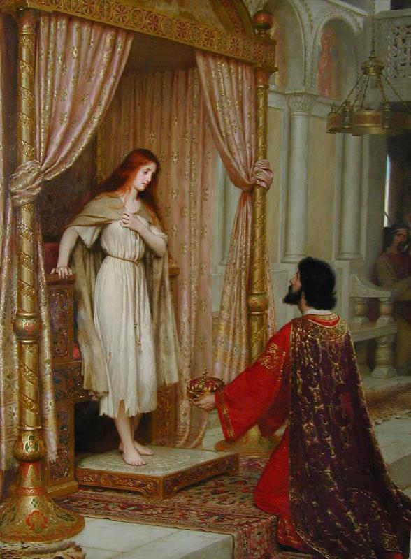 Edmund Blair Leighton The King and the Beggar maid China oil painting art